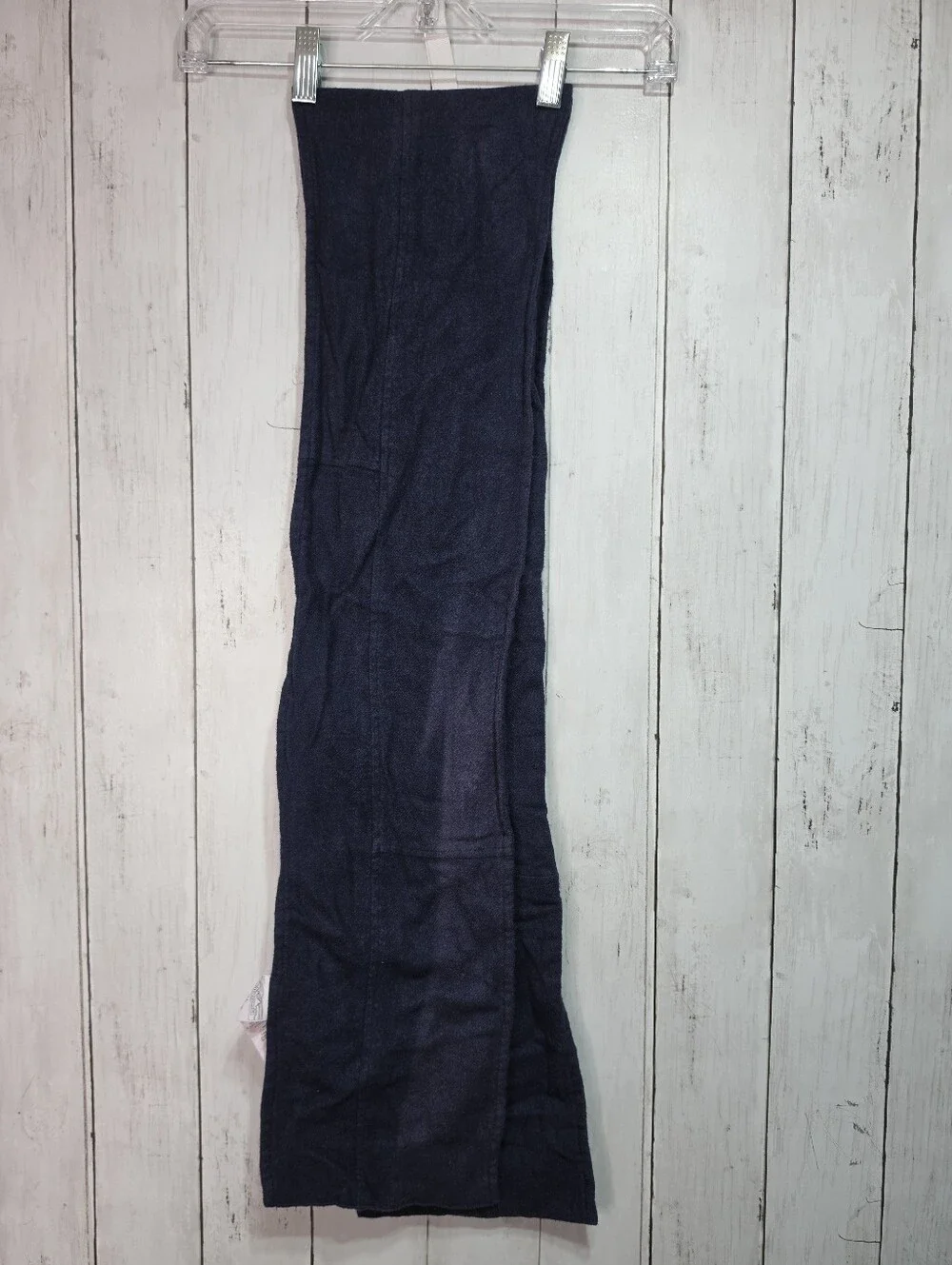 Patagonia Fjord Flannel Patchwork Scarf - Navy Blue 100% Organic Cotton One Size